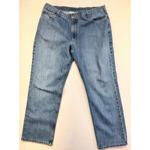 Carhartt Men's Jeans Relaxed Fit 42x32 Blue Denim Made In Mexico